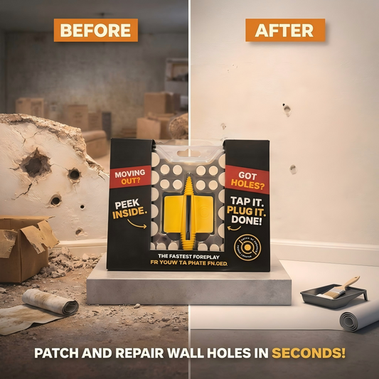 🔨Premium Drywall Repair Plug Kit (36-Pack) | No Sanding, 1-Hour Fix⚡
