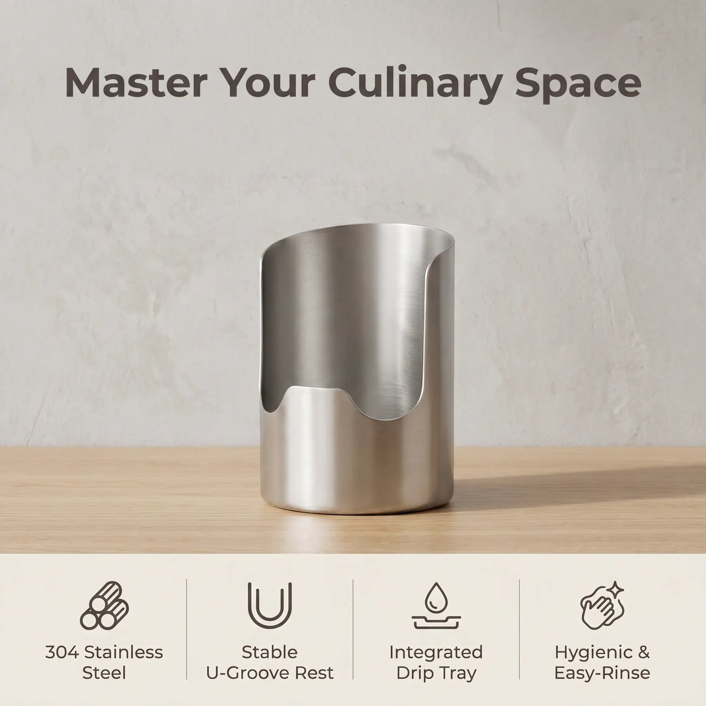New Stainless Steel Space-Saving Pot Lid Holder