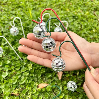 🪩🌱 Mini Disco Ball Garden Stake