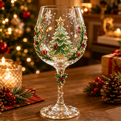 🎄 Christmas Glass Cup Collection | Festive Holiday Drinkware & Gift 🎁