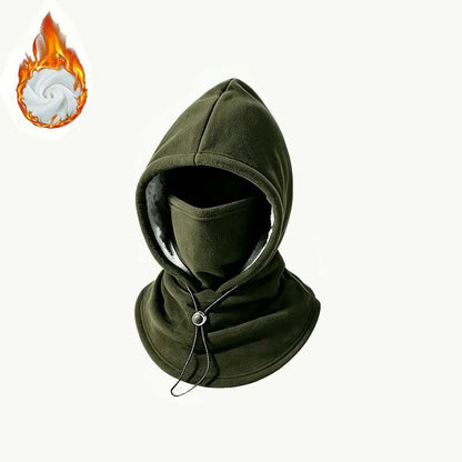 ❄️ Winter Fleece Face Mask Hood – Windproof Head, Face & Neck Warmer