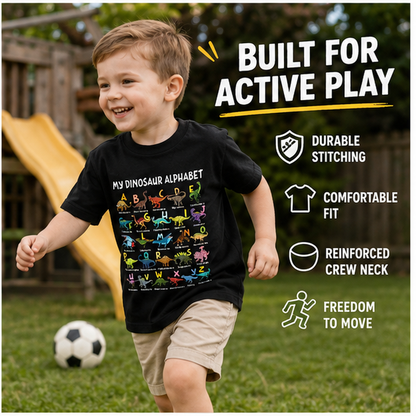 Boys Dinosaur Alphabet Tee🦖