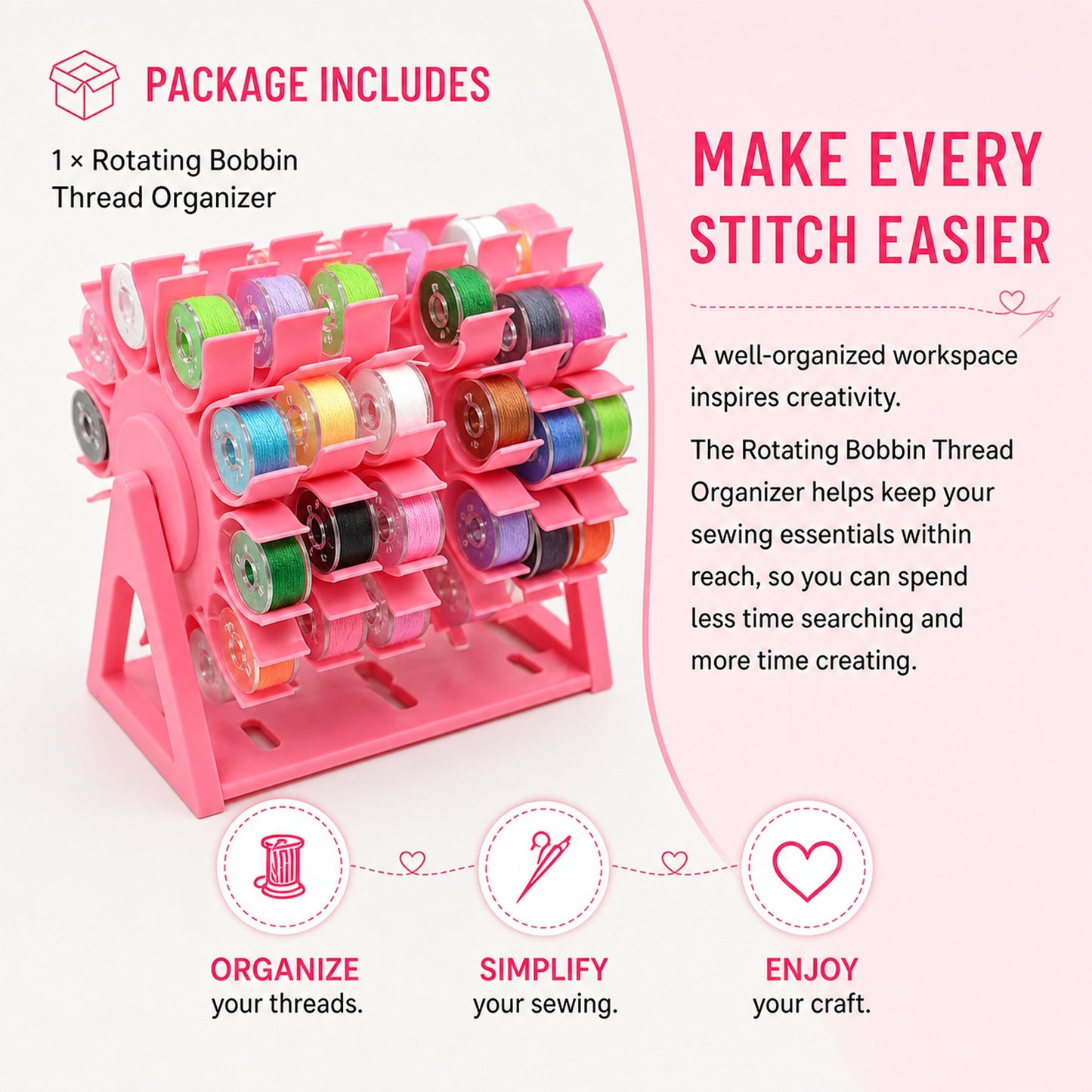 🧵 Keep Every Bobbin Organized in Seconds Stop searching. Start sewing.