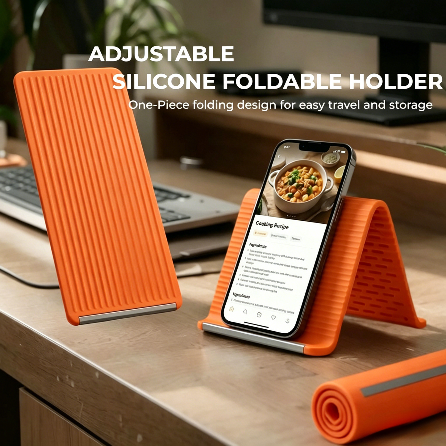 📱✨ Flexible Silicone Cell Phone Holder