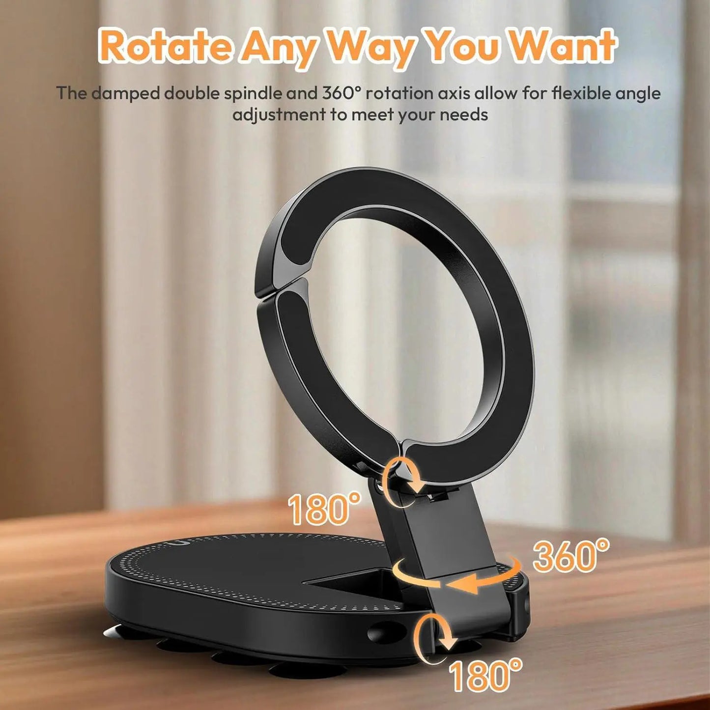 MagLock Suction Cup Phone Mount Desktop Stand