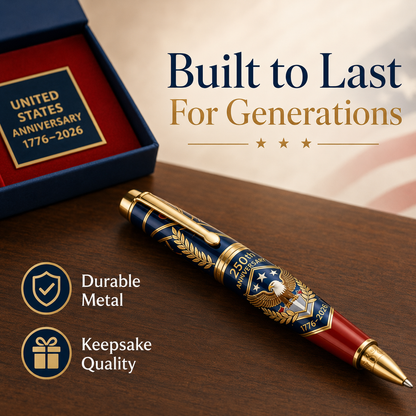 US Honor History: 250th U.S. Anniversary Commemorative Pen Set