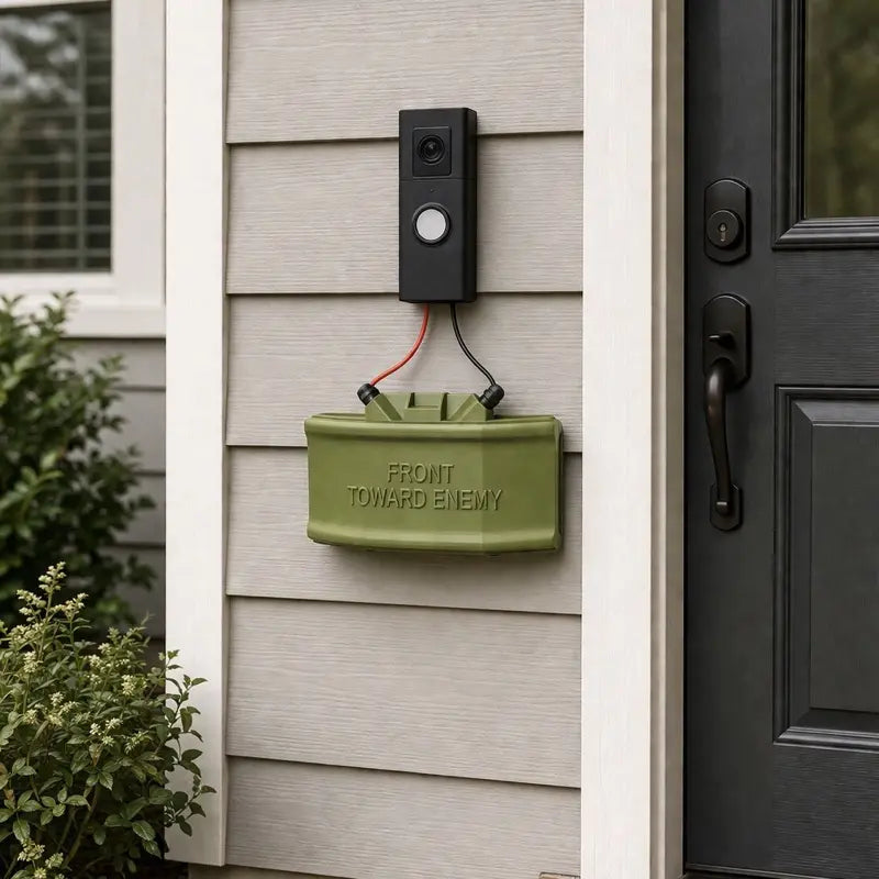 Classic Military Theme Door Sign Doorbell Cover Prank