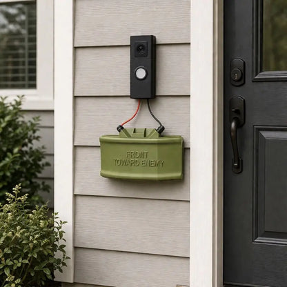 Classic Military Theme Door Sign Doorbell Cover Prank
