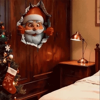 🔥Last Day 49% OFF -3D Holiday Wall Stickers | Christmas & Halloween Decor