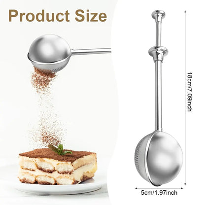 2 in 1 Stainless Steel Tea Strainer| Flour Shaker