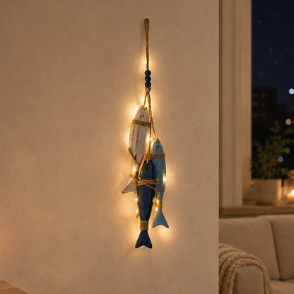 💥LAST DAY 50% OFF🔥Mediterranean Decorative Starfish & Fish Hanging Ornaments