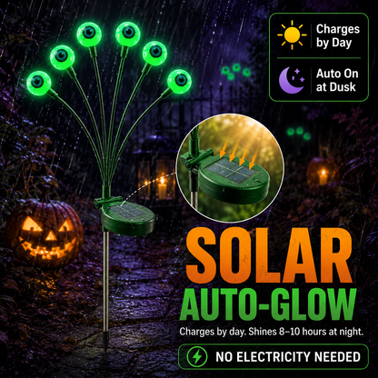Solar Swaying Eyeball Halloween Lights 👁️✨