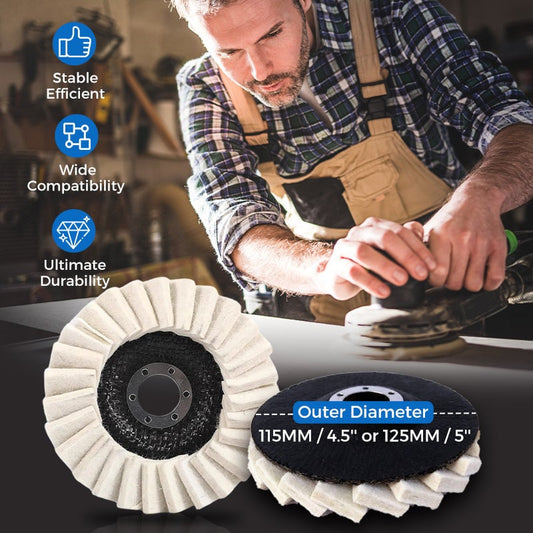 ✨Limited Sale 49% OFF✨Wool Felt Flap Polishing Disc
