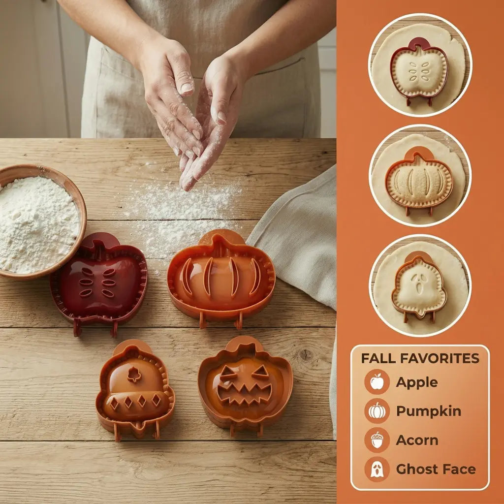🔥3-Pack Non-Toxic Traditional Shape Hand Pie Bakery Molds