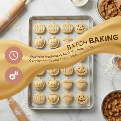 🔥3-Pack Non-Toxic Traditional Shape Hand Pie Bakery Molds