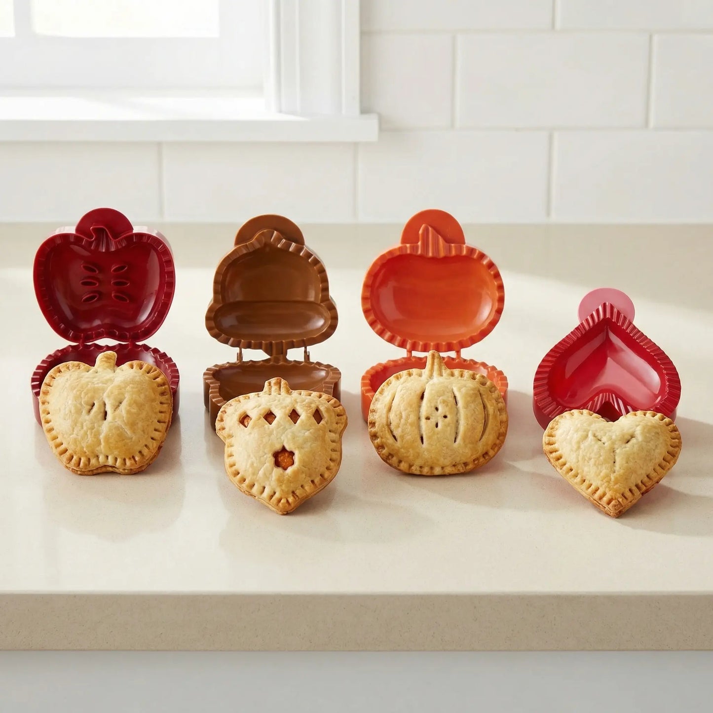 🔥3-Pack Non-Toxic Traditional Shape Hand Pie Bakery Molds