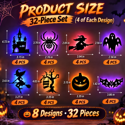 🎃 Halloween LED Glow Silhouette Light