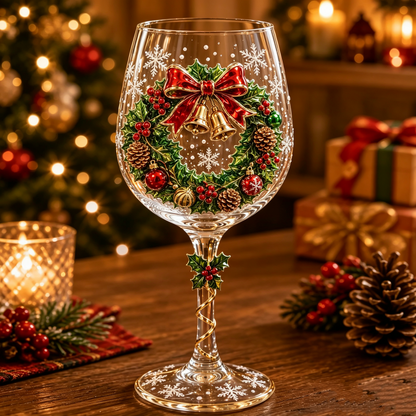 🎄 Christmas Glass Cup Collection | Festive Holiday Drinkware & Gift 🎁