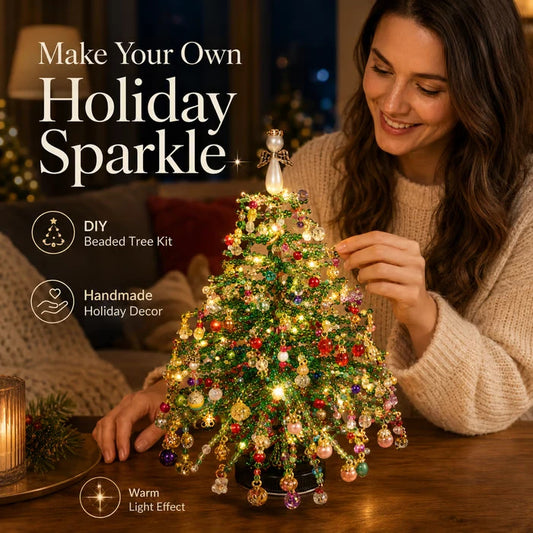 🎄 DIY Christmas tree bead kit – 🎅 Create your own sparkling Christmas decoration