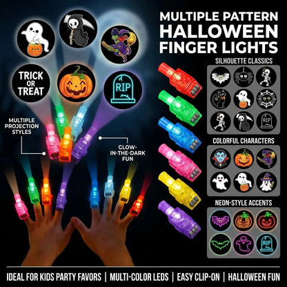 🎃 Spooky Pattern Finger Projector Lights