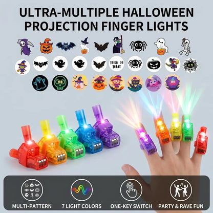 🎃 Spooky Pattern Finger Projector Lights