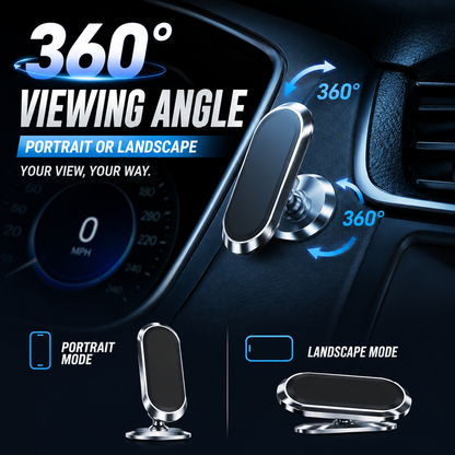 🧲 Metal Magnetic Car Phone Mount