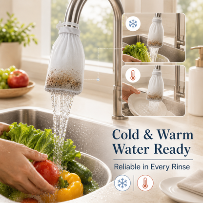 🚰 Universal Cotton Faucet Filter Bags