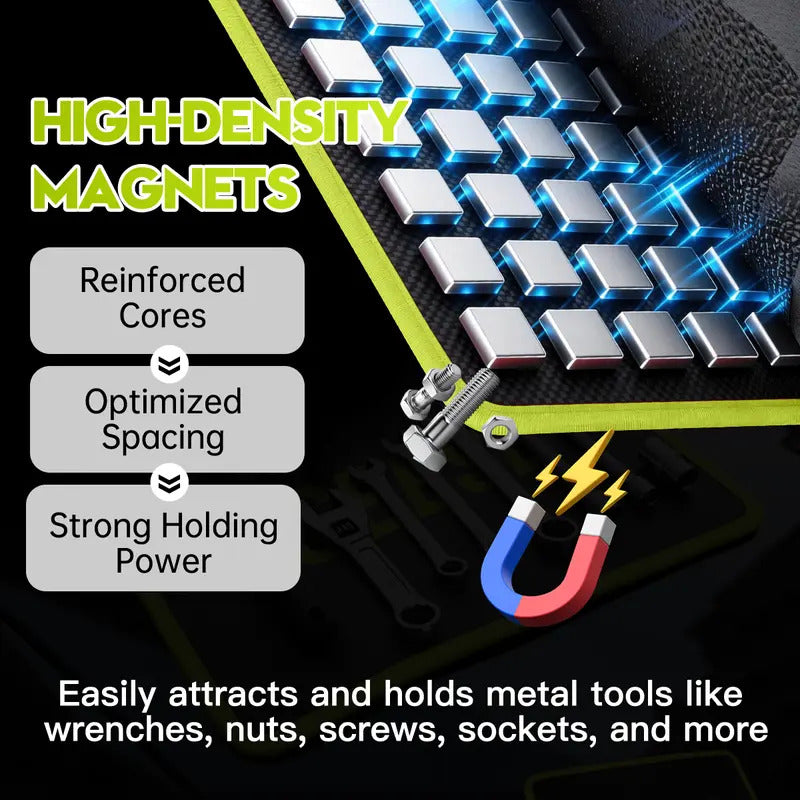 🧲 Flexible Magnetic Tool Mat & Tray Set 🔧