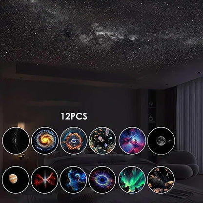 🪐2-in-1 Mini Galaxy Star Projector Night Light