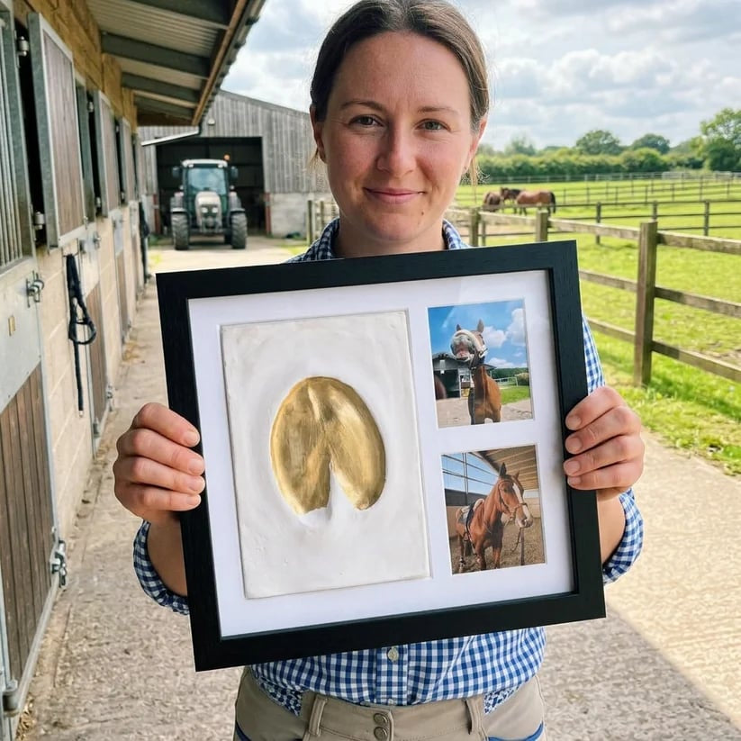 🐴 Horse Hoofprint & Family Keepsake Clay Kit – For Paws, Hands & Footprints🖼️Made by You & Personalise It Your Way💛