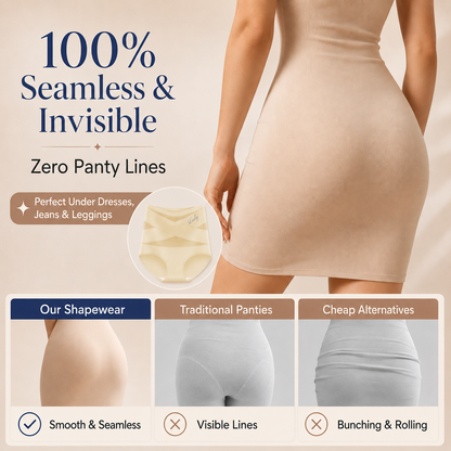 💖Women's High-Waist Cross-Wrap Tummy Control Briefs