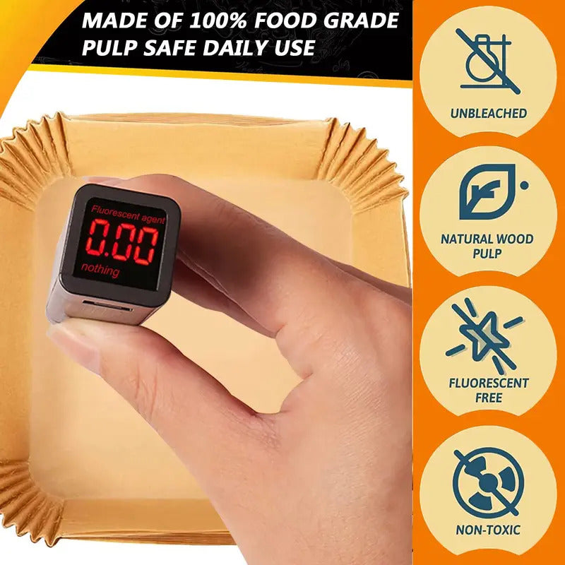 🍟 Air Fryer Paper Liners – Clean Cooking Made Easy ✨
