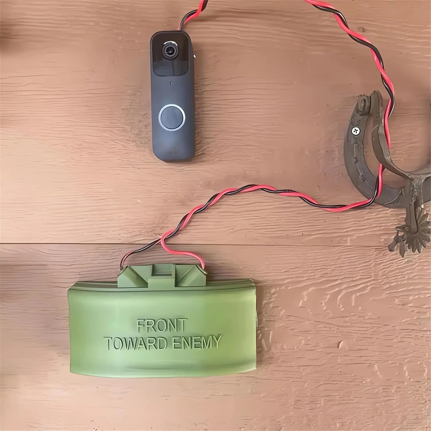 Classic Military Theme Door Sign Doorbell Cover Prank