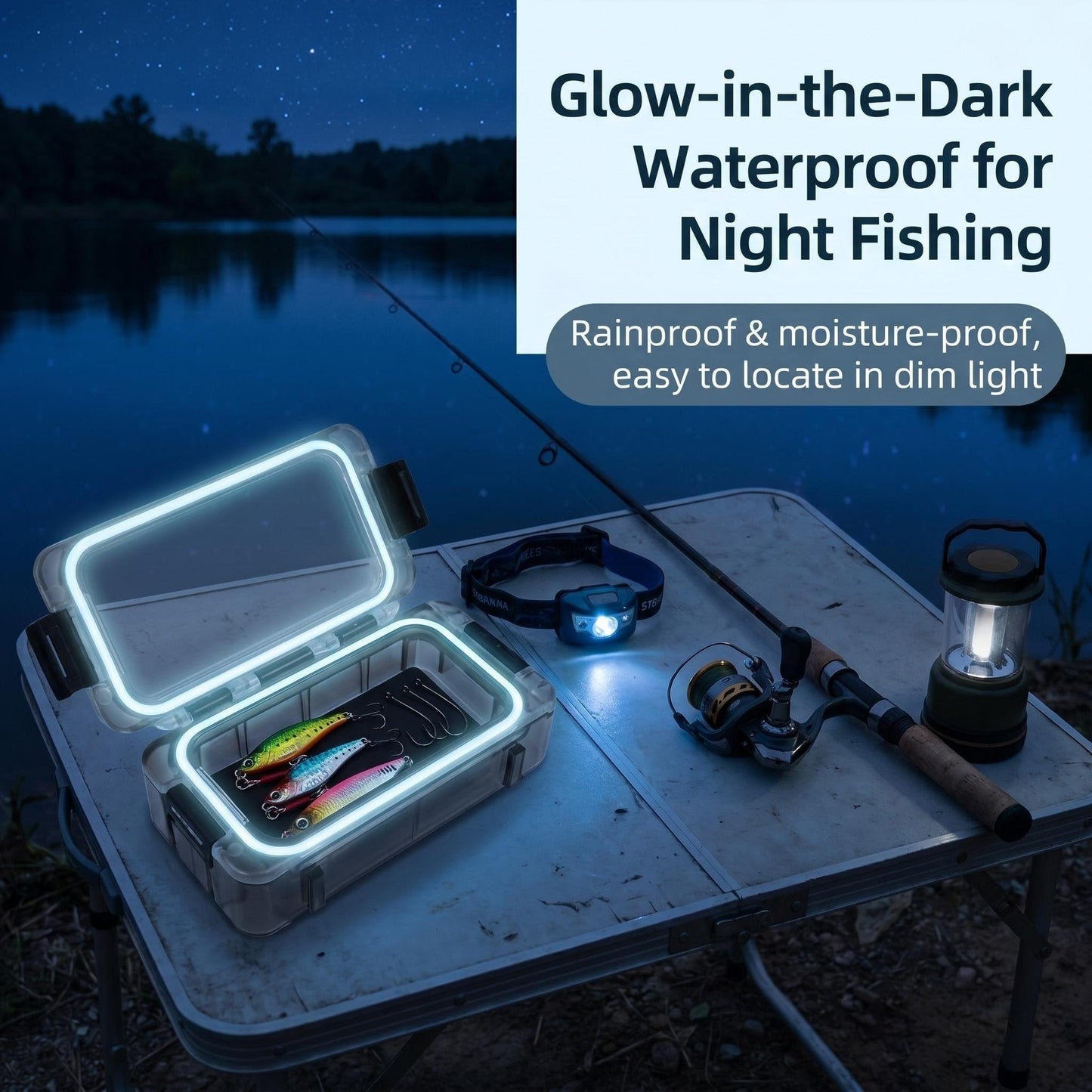 🎣Magnetic Waterproof Fishing Tackle Storage Box