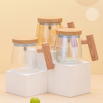 Automatic Stirring Mug Maple Electric Coffee Cup