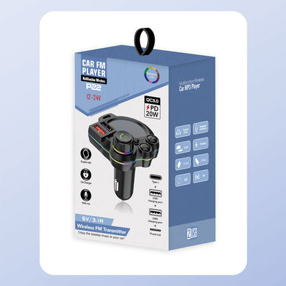 🚗 Universal Dual-Port Car FM Bluetooth Transmitter – Wireless Music, Hands-Free Calling & Dual USB Charger 🔌