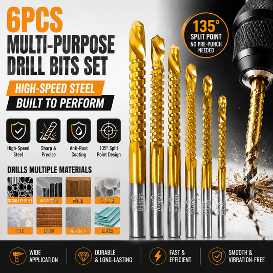 🔥Limited Time 50% Off✨6 Counts Metalworking Ldeal For Drilling