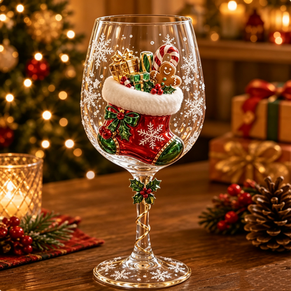 🎄 Christmas Glass Cup Collection | Festive Holiday Drinkware & Gift 🎁