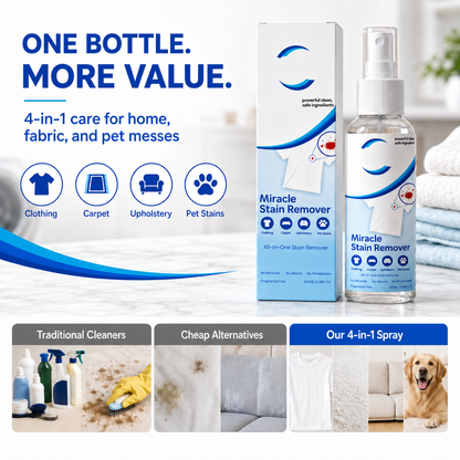 🌟 Stain Remover: Spray, Wipe, Gone.🧪