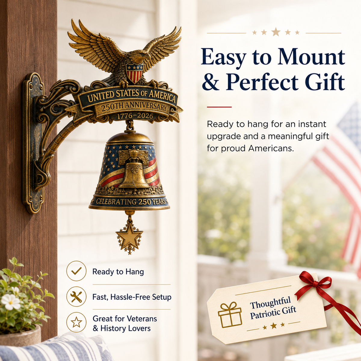 🦅 America's 250th Anniversary Heritage Bell