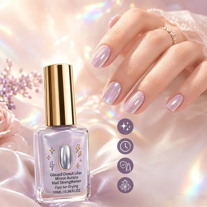 💅Lilac Glossy Mirror Nail Strengthener