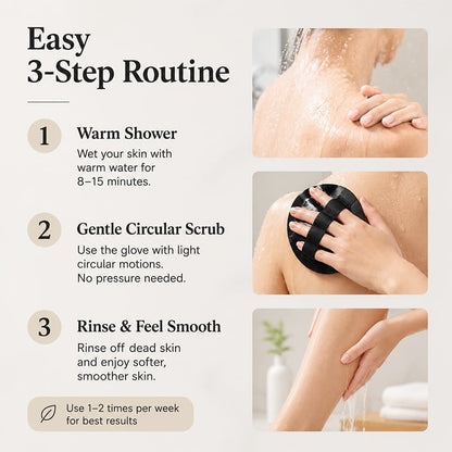🫧Soft Rubber Exfoliating Shower Glove✨
