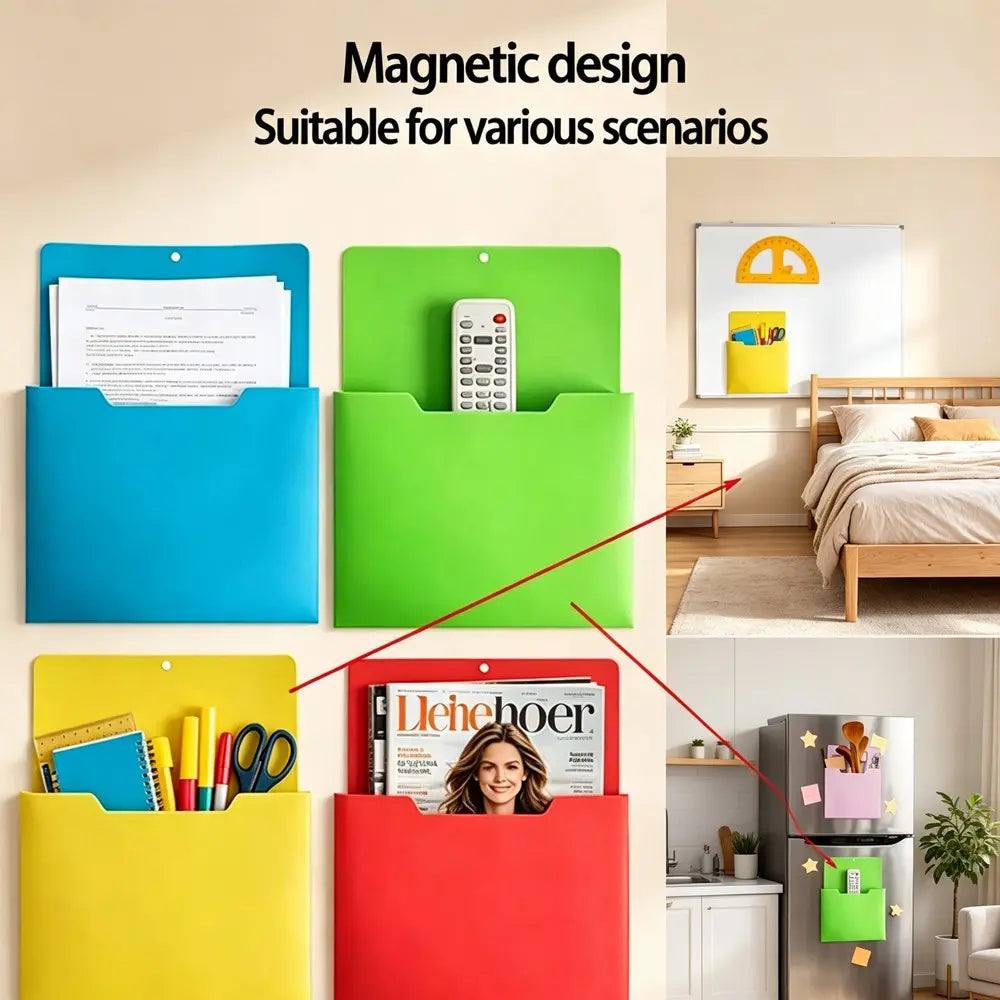A4 Magnetic Refrigerator File Folders