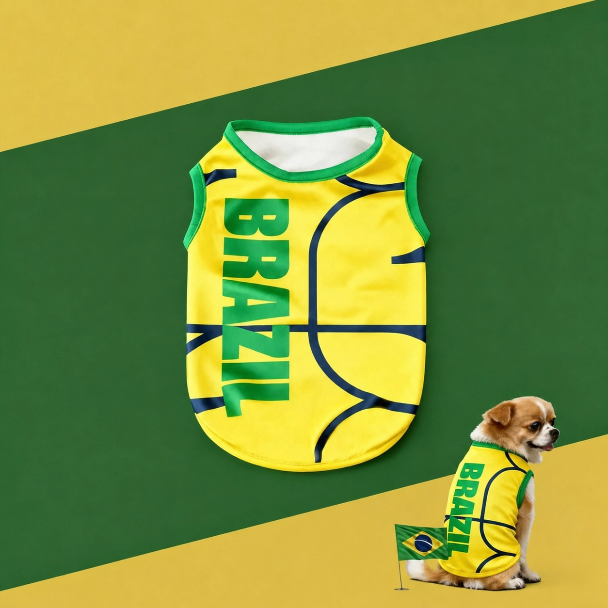 ⚽🐾 Soccer Fan Pet Jersey – Game Day Ready 🇺🇸