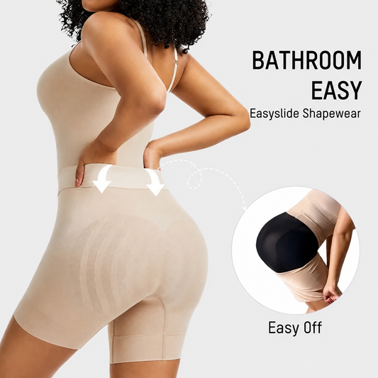 💥Easy slide Tummy Control Butt Lifter Bodysuit, Scrunch Rear Design with Boning Support