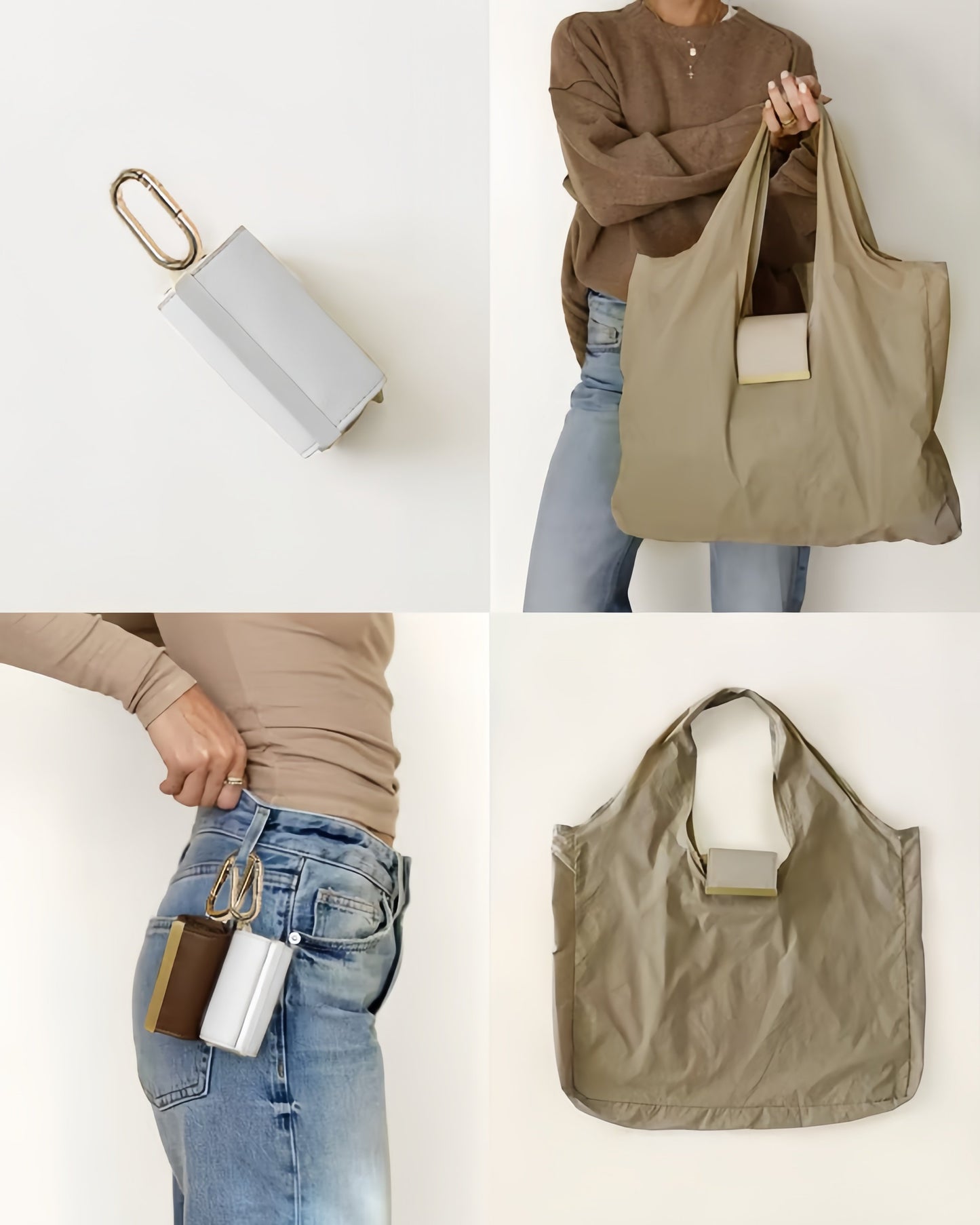 🔥Foldable Keychain Tote Bag
