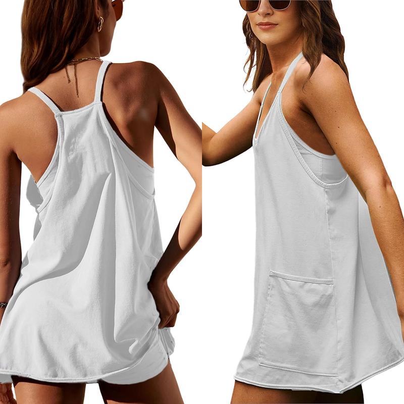 🏆 60K+ SOLD!⚡ 💥Women's Summer Sleeveless Mini Dress Set
