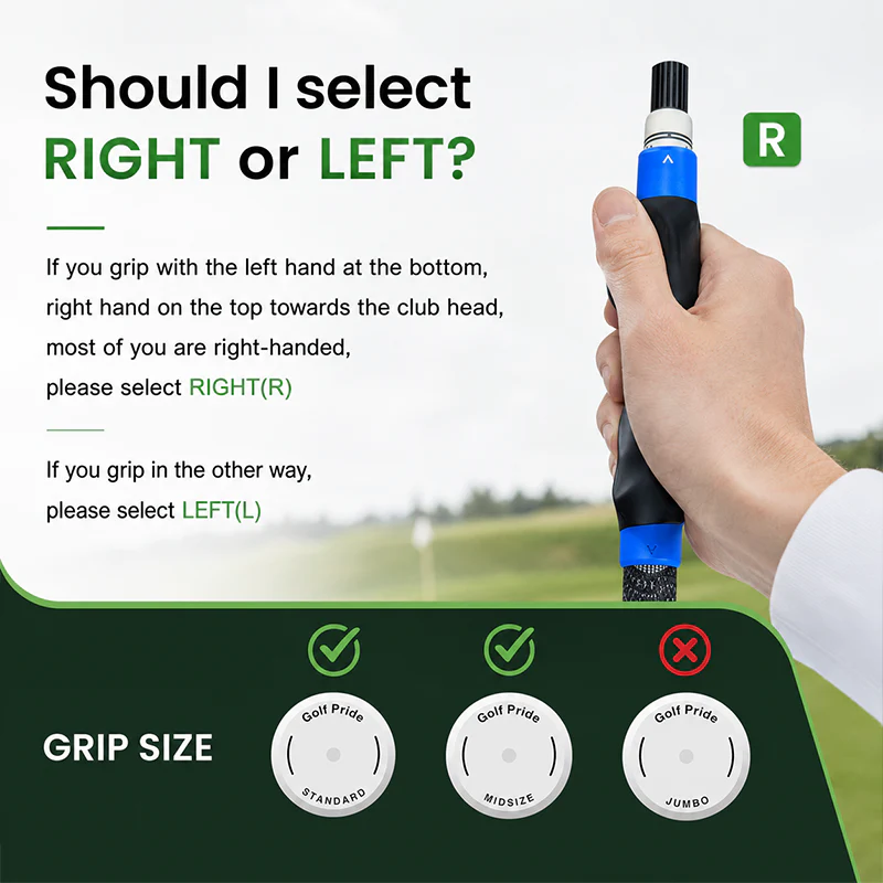 Golf Grip Trainer for Better Swing Control