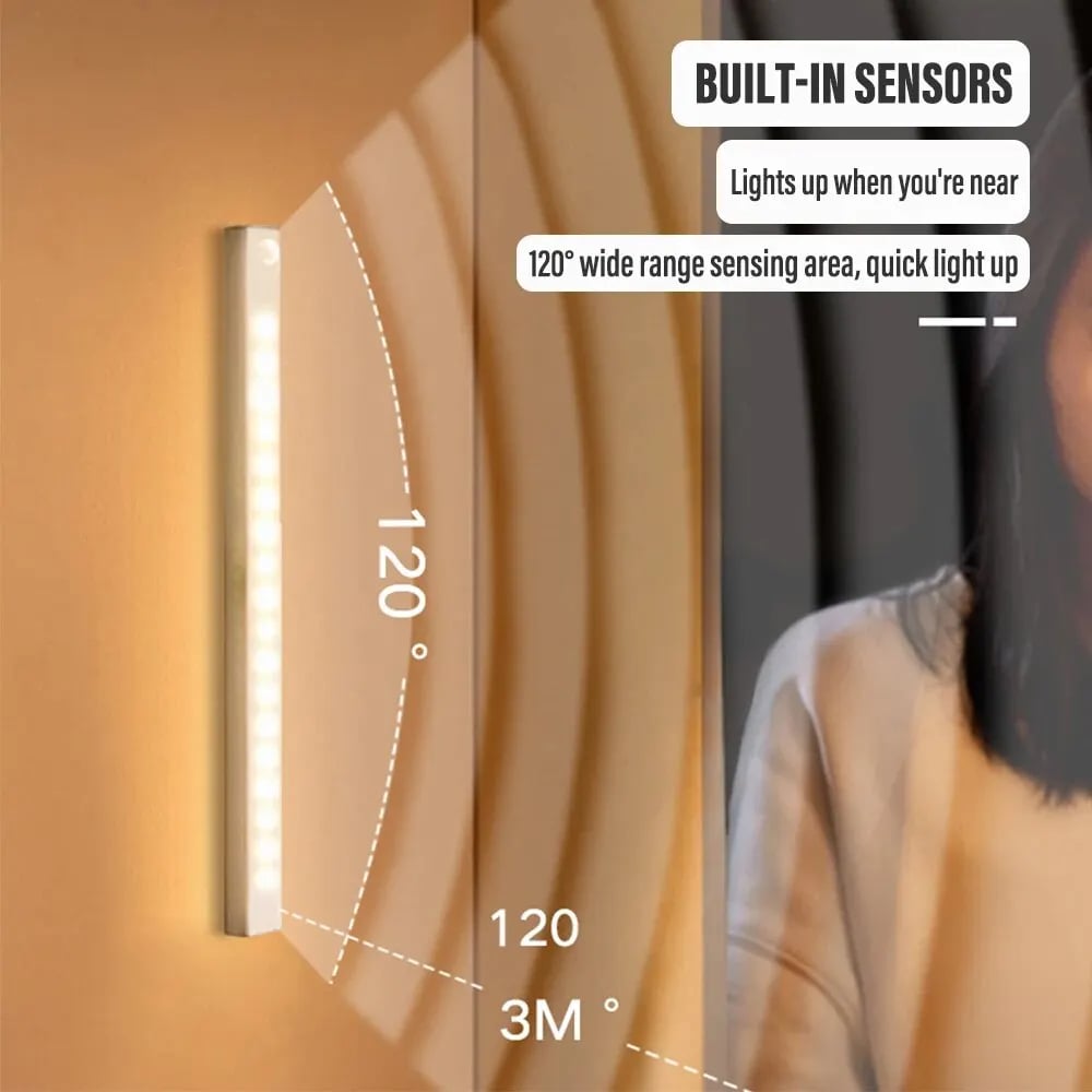 🥳2026 HOT SALE🥳💞50K+ SOLD!💡Punch-free Smart Sensor Magnetic Rechargeable LED Lights