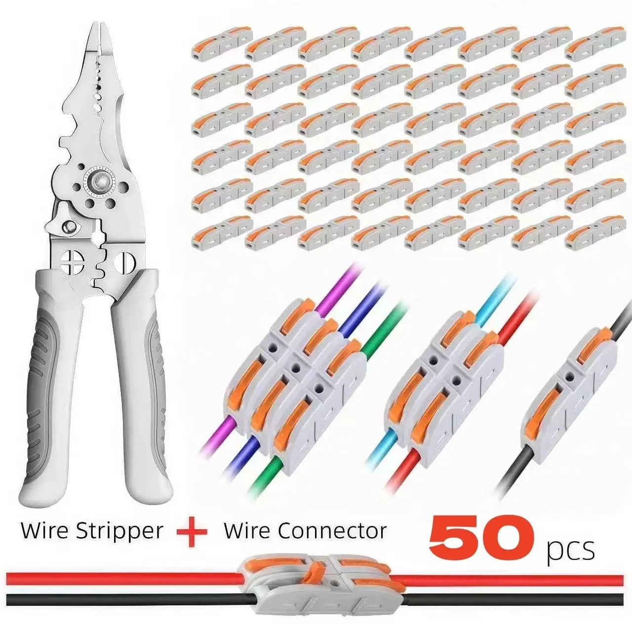 Push-In Lever Wire Connector Kit
